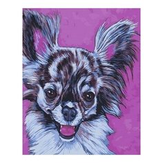 Картина по номерам Радостный песик, 40x50 см. PaintBoy