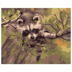 Картина по номерам Енотик, 15x20 см. Molly