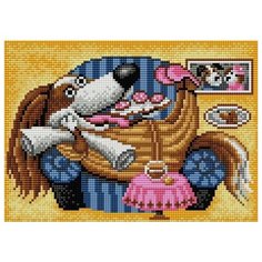 Алмазная мозаика V-99, картина стразами Вышиваем бисером 28.5x20 см.