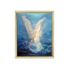 Алмазная мозаика Морской ангел, картина стразами Чарiвна Мить 24x29.5 см.