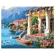 Картина по номерам Вилла у моря, 40x50 см. PaintBoy