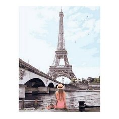 Картина по номерам Отдых у парижского канала, 40x50 см. PaintBoy