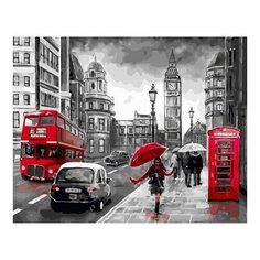 Картина по номерам Ветреный Лондон, 40x50 см. PaintBoy
