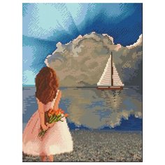 Алмазная мозаика Верю в чудеса, картина стразами Алмазное хобби 30x40 см.