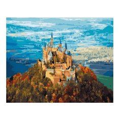 Картина по номерам Замок на вершине горы, 40x50 см. PaintBoy