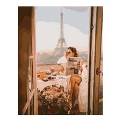 Картина по номерам Утренние новости, 40x50 см. PaintBoy