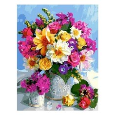 Картина по номерам Роскошный букет, 40x50 см. PaintBoy