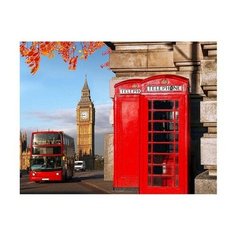 Картина по номерам Улица Лондона, 30x40 см. Molly