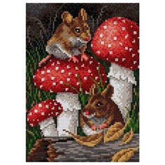 Алмазная мозаика ВБ.V-124, картина стразами Вышиваем бисером 20x28 см.