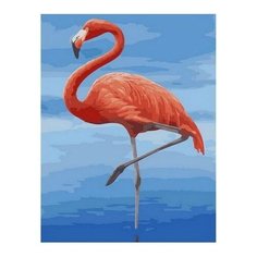 Картина по номерам Грациозный фламинго, 40x50 см. PaintBoy
