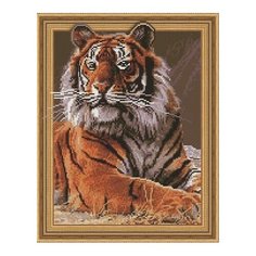 Алмазная мозаика Хозяин джунглей , картина стразами PaintBoy 40x50 см.