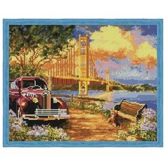 Алмазная мозаика Американская мечта (На подрамнике), картина стразами Цветной 40x50 см.