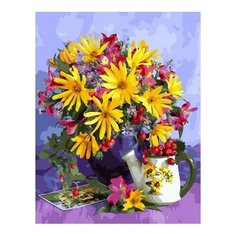 Картина по номерам Солнечный букет, 40x50 см. PaintBoy