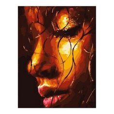 Картина по номерам Смуглая красотка, 40x50 см. PaintBoy