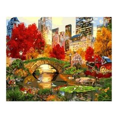 Картина по номерам Городской парк, 40x50 см. PaintBoy