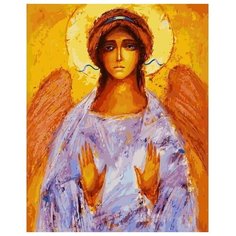 Картина по номерам Ангел, 40x50 см. Белоснежка