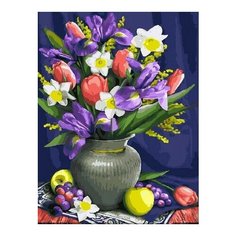 Картина по номерам Весенний натюрморт, 40x50 см. PaintBoy