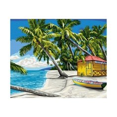 Картина по номерам Райский островок, 15x20 см. Molly