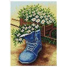 Алмазная мозаика ВБ.V-120, картина стразами Вышиваем бисером 20x28 см.