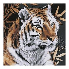 Картина по номерам Тигр, 30x30 см. Molly