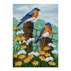 Алмазная мозаика ВБ.V-69, картина стразами Вышиваем бисером 20x28.5 см.