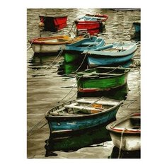 Картина по номерам Лодочная станция, 30x40 см. Molly