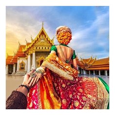 Алмазная мозаика Следуй за мечтой, картина стразами Алмазное хобби 40x40 см.