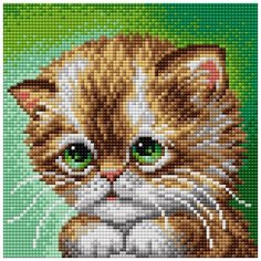 Алмазная мозаика V-78, картина стразами Вышиваем бисером 20x20 см.