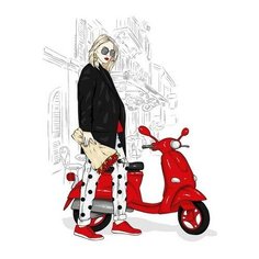 Картина по номерам Я гоню на красный!, 30x40 см. Фрея