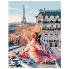 Картина по номерам Завтрак с видом на Эйфелеву башню, 40x50 см. PaintBoy