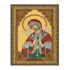 Алмазная мозаика Семистрельная Божие Матерь, картина стразами Molly 20x30 см.