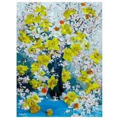 Картина по номерам Нарциссы, 30x40 см. Белоснежка