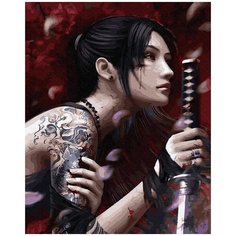 Картина по номерам Онна-оябун, 40x50 см. ВанГогВоМне