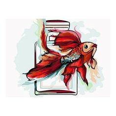 Картина по номерам Загадай желание!, 30x40 см. Фрея