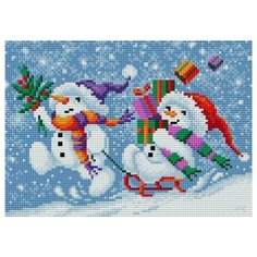 Алмазная мозаика V-93, картина стразами Вышиваем бисером 28.5x20 см.