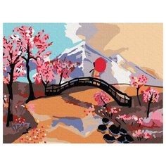 Картина по номерам Японский пейзаж, 15x20 см. Molly