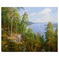 Картина по номерам Кама. Вид с красной горки (Басов Сергей), 40x50 см. PaintBoy