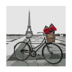 Картина по номерам Из Парижа с любовью, 30x30 см. Molly