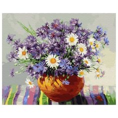 Картина по номерам Бузин. Васильки, 40x50 см. Molly