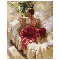 Картина по номерам Полуденный отдых, 40x50 см. Белоснежка