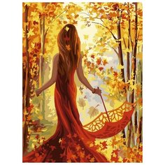 Картина по номерам Таинственная осень, 40x50 см. Фрея