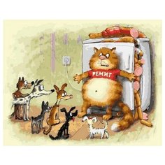 Картина по номерам Защита докторской, 40x50 см. PaintBoy