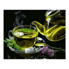 Картина по номерам Ромашковый чай, 40x50 см. PaintBoy