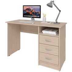 Письменный стол СитиМебель Хит-3, ШхГ: 120х50 см, цвет: ясень шимо светлый