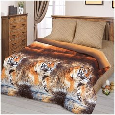 Постельное белье бязь артдизайн шерхан 2-х спальное с евро простыней Iv Selena