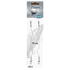 Поводок титановый Контакт Джеркбейт (;35 см; 34 кг; ; ; 1 шт)