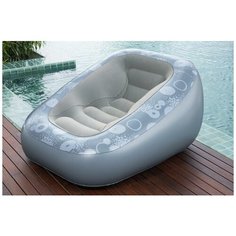 Надувное кресло Bestway Comfi Cube 75096 BW (Grey)