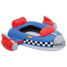 Надувной детский плот Intex 59380 (3-6 лет) "самолетик"