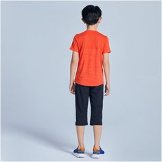 Футболка дышащая для детей красно-оранжевая DOMYOS Х Decathlon Маковый/Маковый 151-160CM12-13A