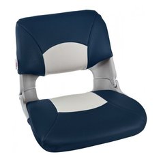 Кресло складное мягкое SKIPPER, цвет серый/синий Springfield